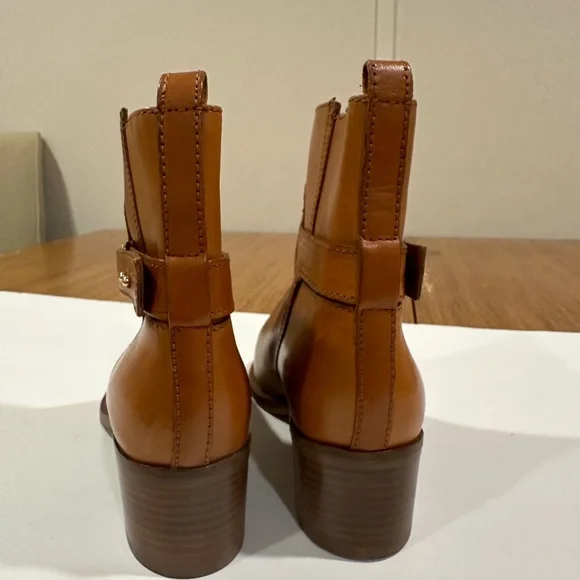J. CREW Tan Leather Ankle Booties - Picture 6 of 7
